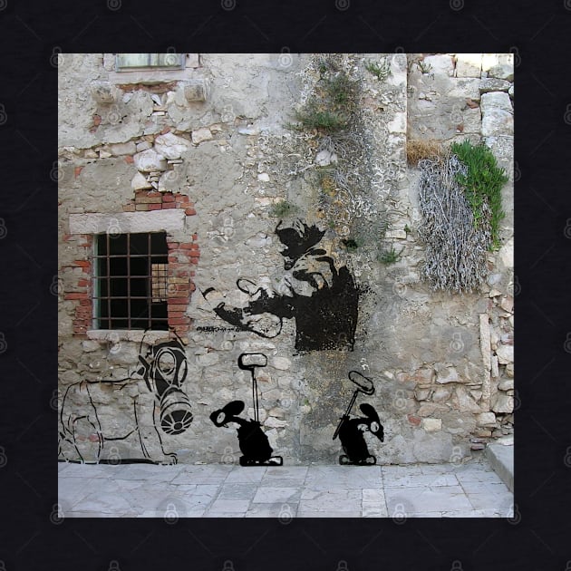 Banksy Wall Art by Aspectartworks